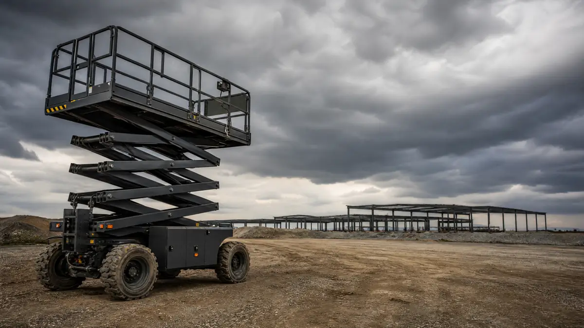 Rough Terrain Scissor Lifts jobsite access in Albuquerque